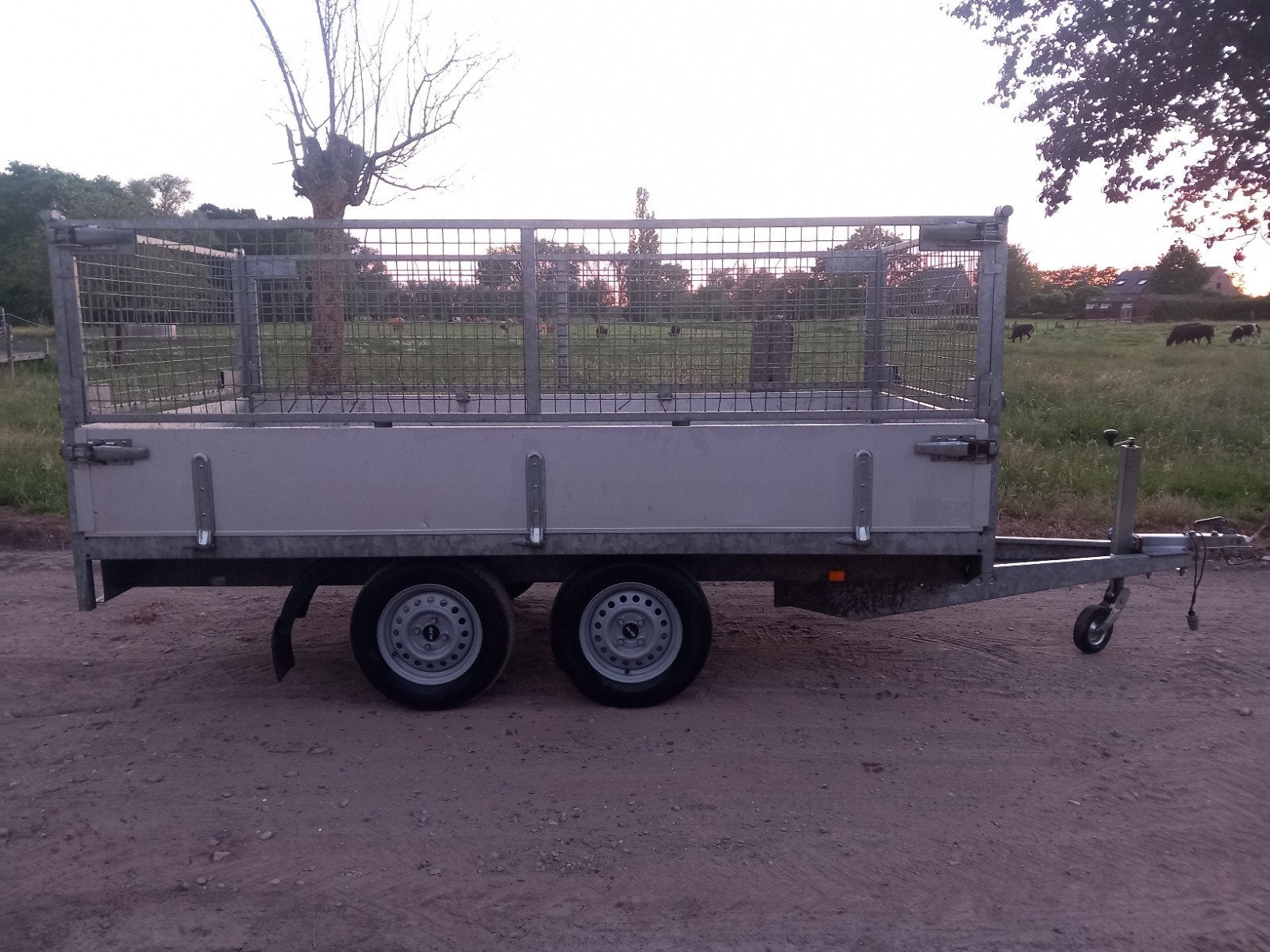 Plateau aanhangwagen ongeremd, Autos : Divers, Remorques, Comme neuf, Enlèvement