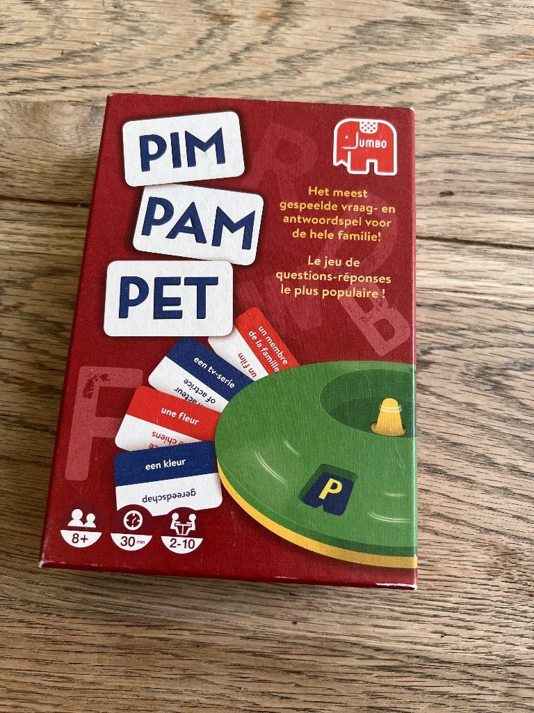 Pim Pam Pet, Vijf spelers of meer, Ophalen, Zo goed als nieuw, JUMBO