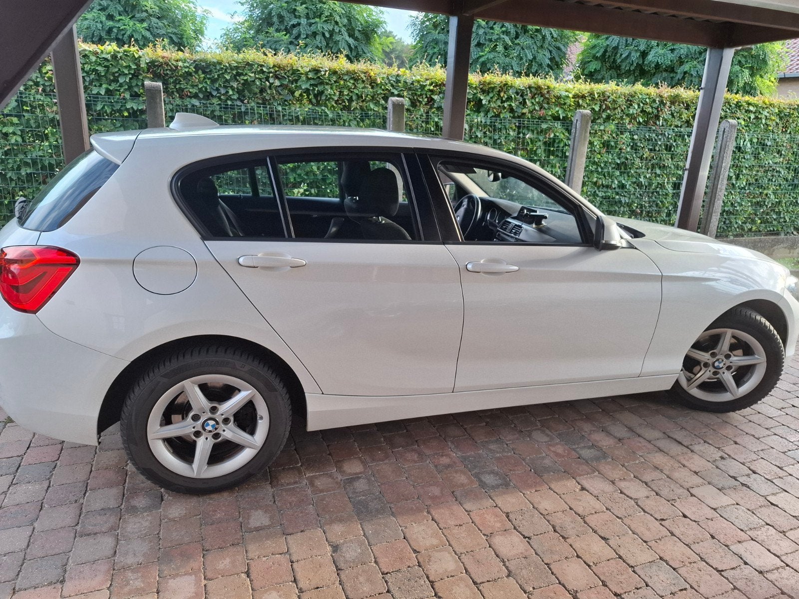 bmw 1 reeks 116i, Auto's, Zwart, Wit, 5 deurs, Particulier