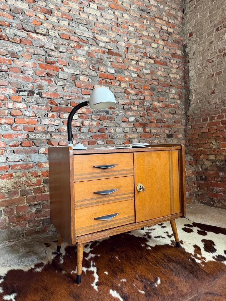 Vintage midcentury commode/kastje, Antiek en Kunst, Ophalen