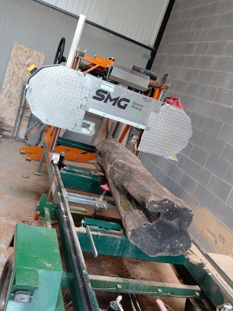 Mobiele zagerij Gilbert 25 chvx met thermische injectie, Ophalen