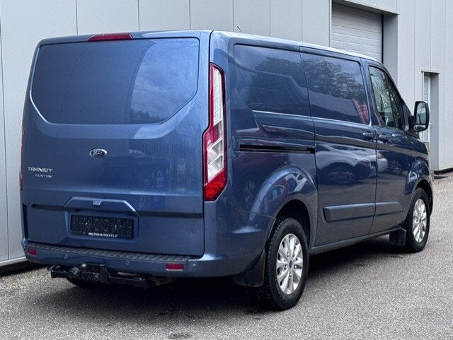 Ford Transit Custom 2.0TDCi Lichte Vr. Automaat GPS camera, Autos, Camionnettes & Utilitaires, Argent ou Gris, Achat, Euro 6, Entreprise