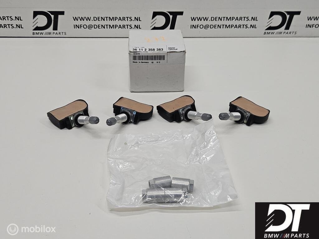 Set 4x TPMS-sensor BMW 36112358383 6855539, Neuf, Enlèvement ou Envoi, BMW, BMW
