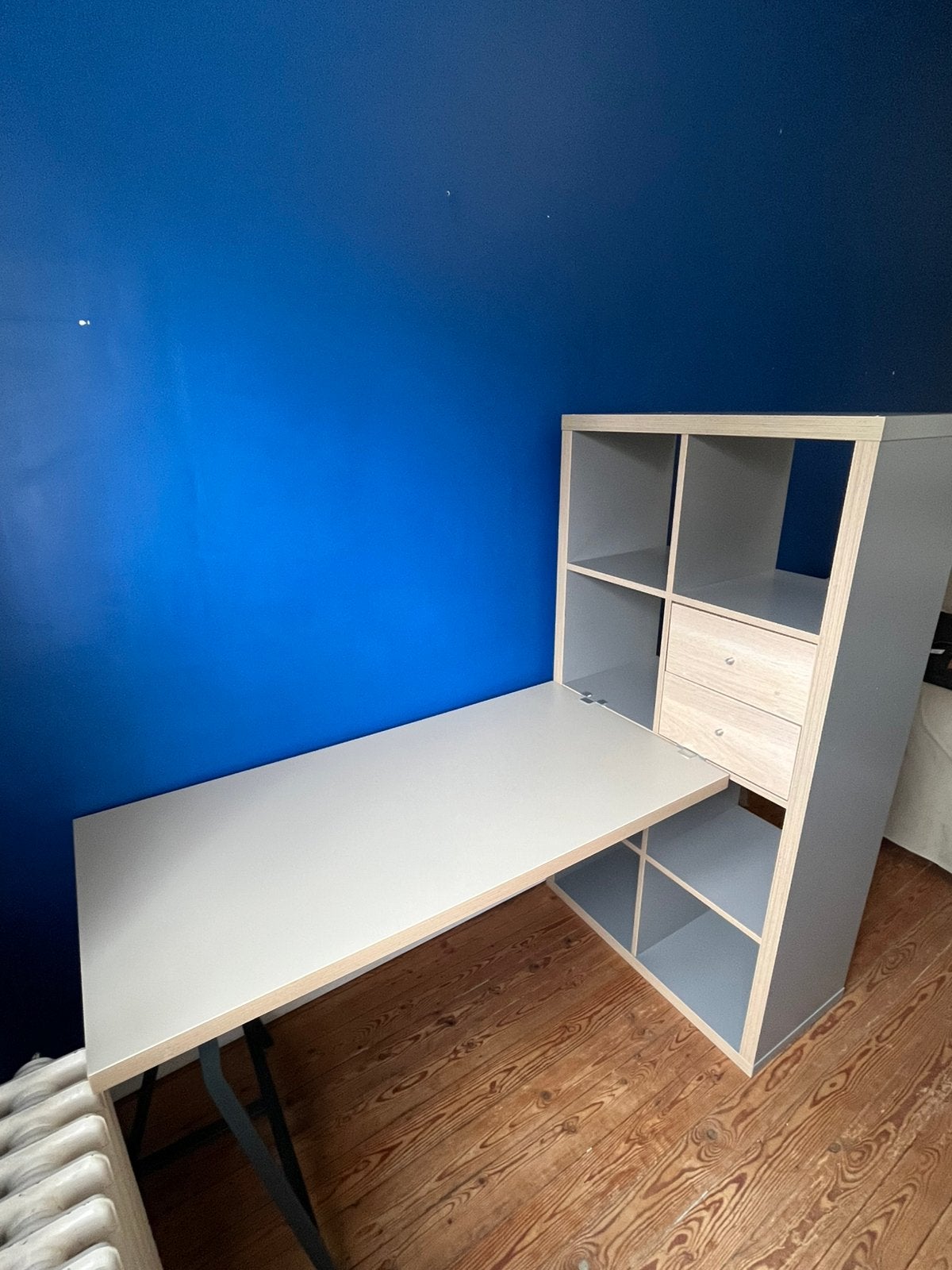 Bureau et etagere, 120 cm, Comme neuf, Enlèvement, IKEA