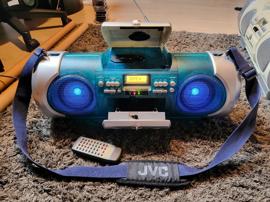 JVC RV-B550 Boomblaster, Audio, Tv en Foto, Ophalen, Gebruikt, Radio, Met cd-speler