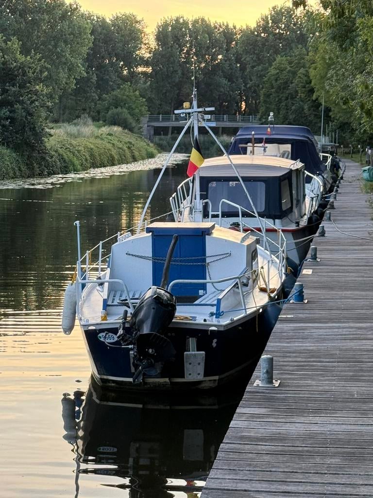 ️ Kajuit boot + motor en ligplaats (geen vaarbewijs nodig!), Bateau de plaisance ou Cruiser, Acier, Enlèvement, Utilisé