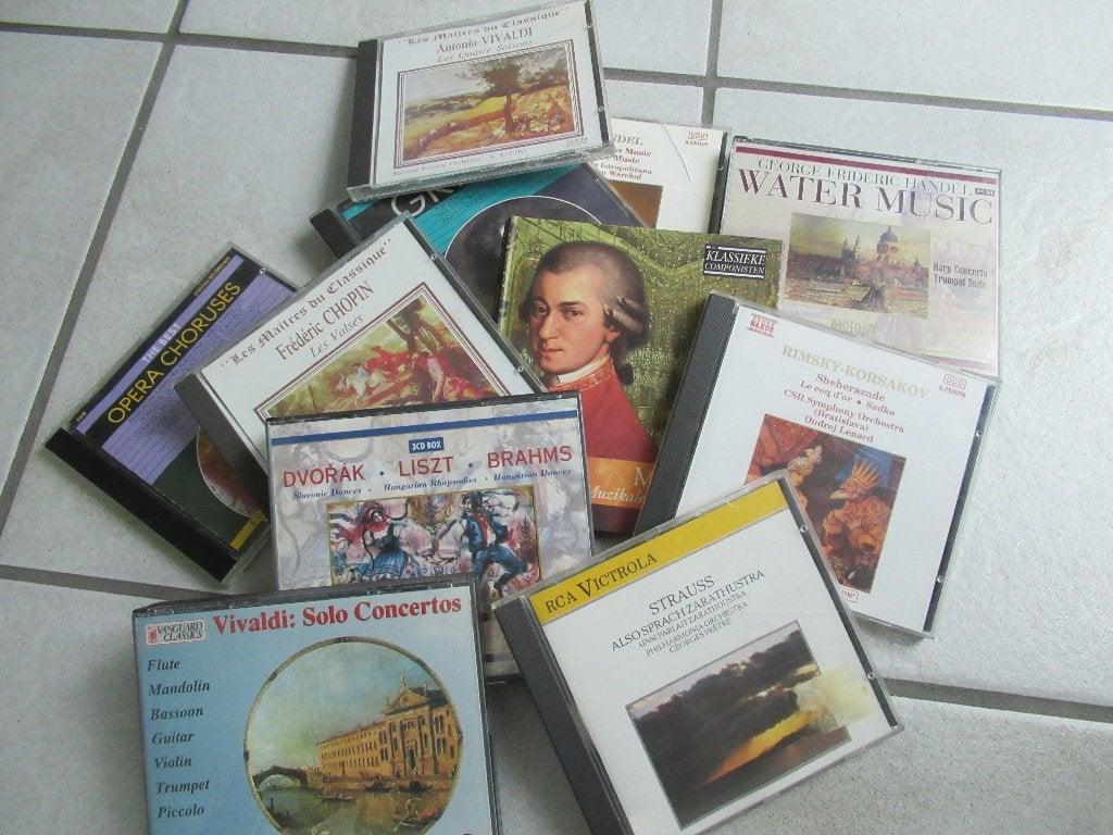 *Collectie 50 CD klassieke muziek    **aan spotprijs 0.5€/st, 6 singles of meer, Ophalen, Zo goed als nieuw, Klassiek