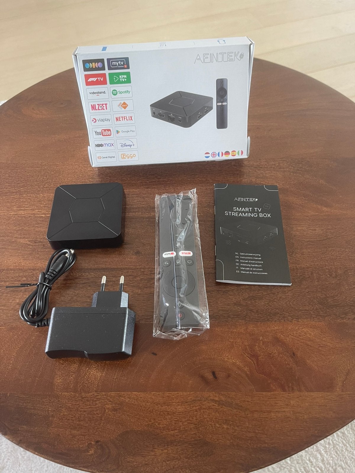 AFINTEK Smart TV Box 4K Android TV - Nouveau + garantie, Enlèvement ou Envoi, Neuf, HDMI