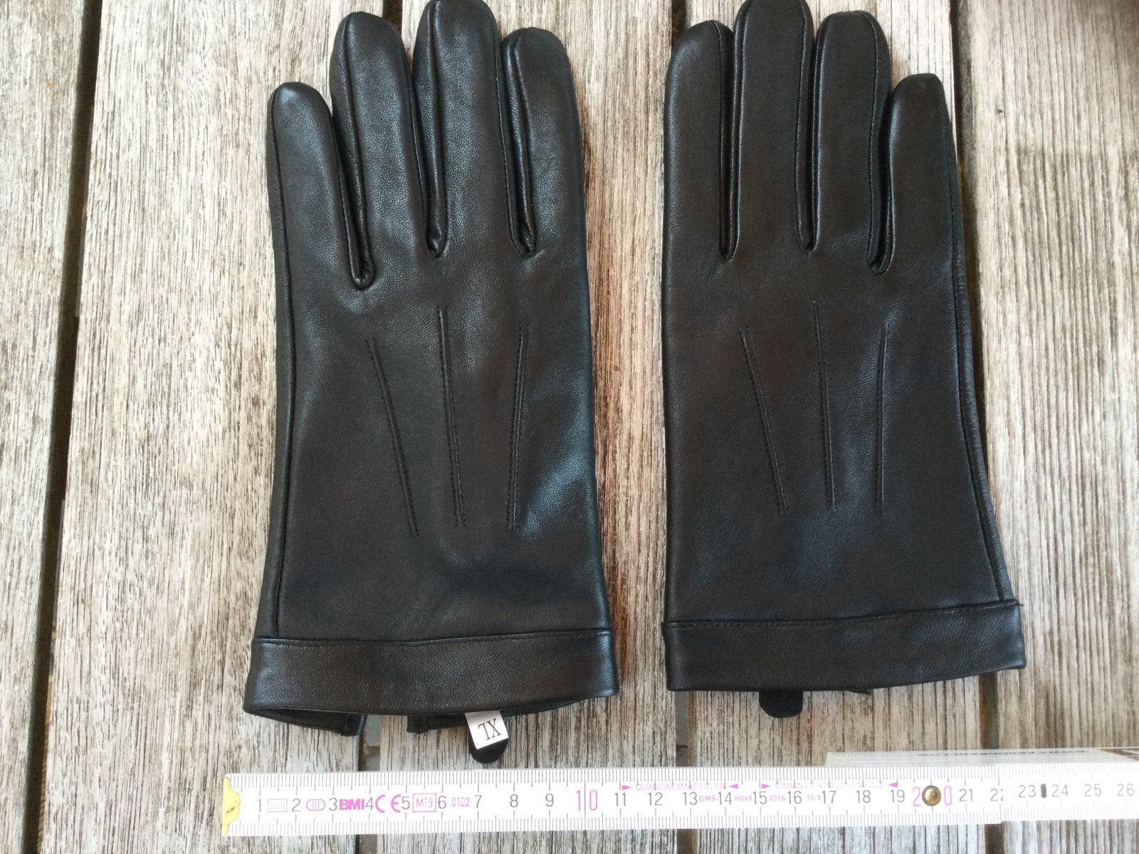 Handschoenen leer zwart, Ophalen of Verzenden, Nieuw, Maat 52/54 (L), Handschoenen