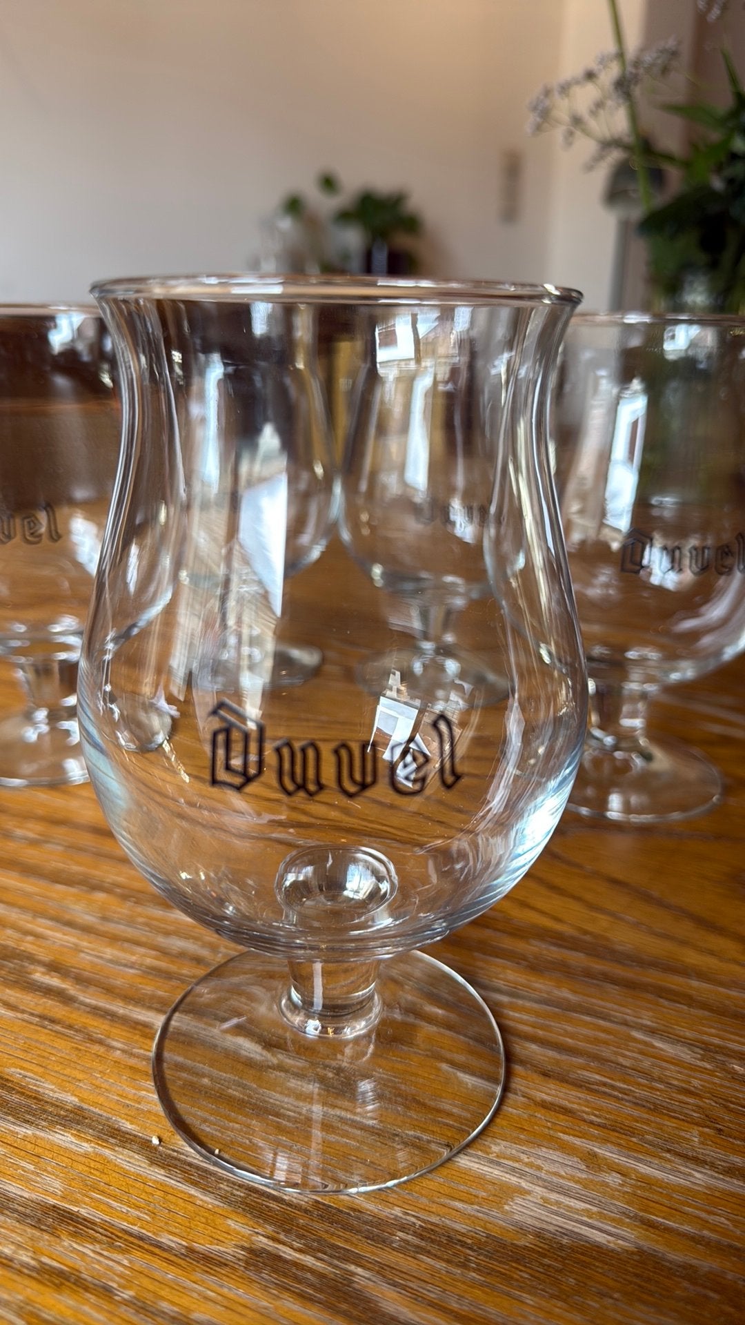 Set van 5 duvel glazen, Ophalen, Zo goed als nieuw