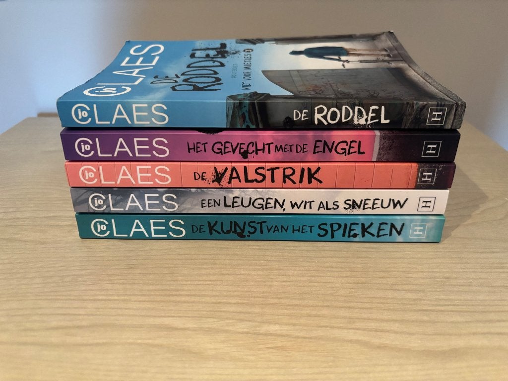 Jeugdthrillers, Ophalen of Verzenden, Zo goed als nieuw, Jo claes, Fictie