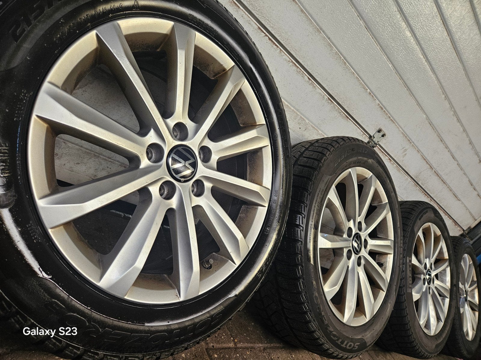 17 inch org Vw Passat Troc Touran Caddy velgen banden, Ophalen of Verzenden