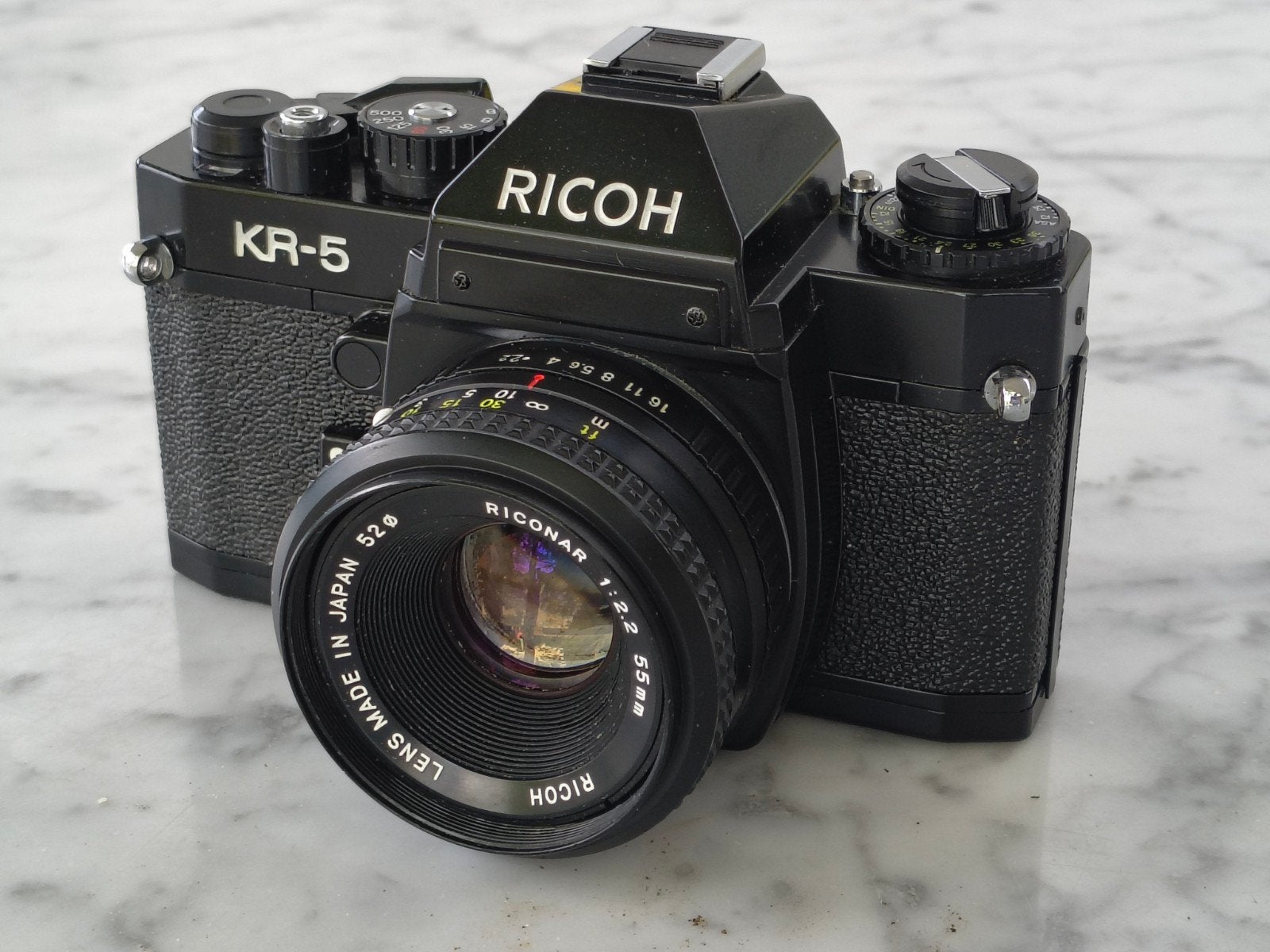 Ricoh KR-5 avec riconar 55 mm 2.2, Enlèvement ou Envoi