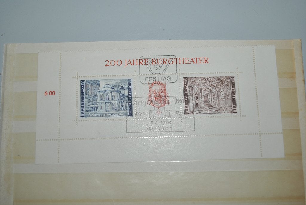 Autriche 1976 Avec gomme, Enlèvement ou Envoi, Affranchi