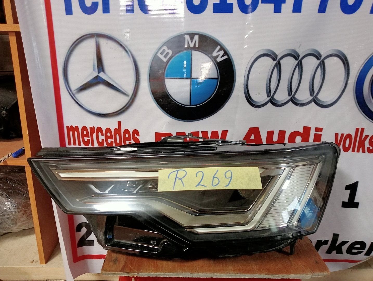 Audi A6 4K Matrix Koplamp Links 4k0941039, Gebruikt, -, -, -