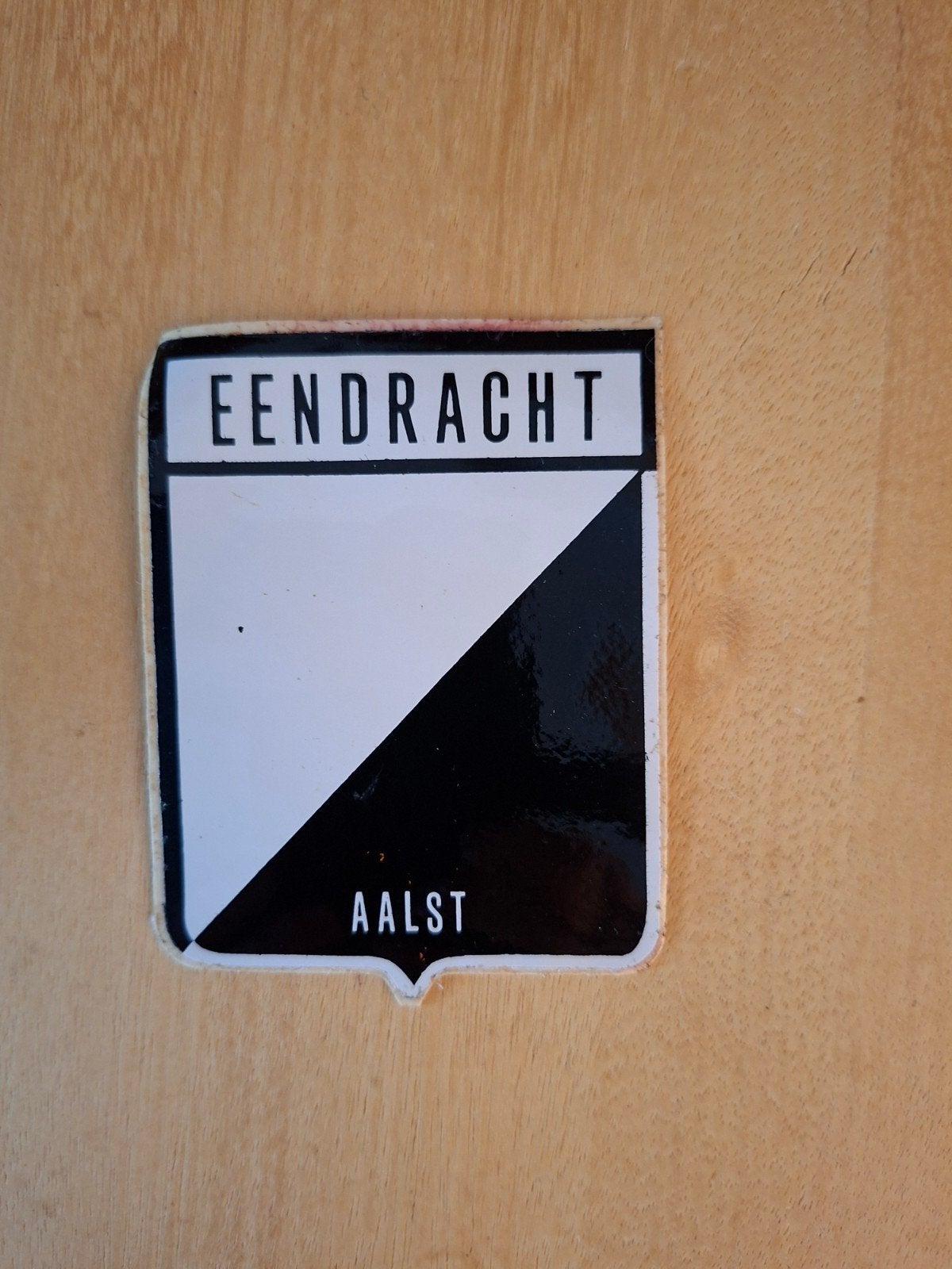 vintage Eendracht Aalst  sticker, Verzamelen, Ophalen of Verzenden