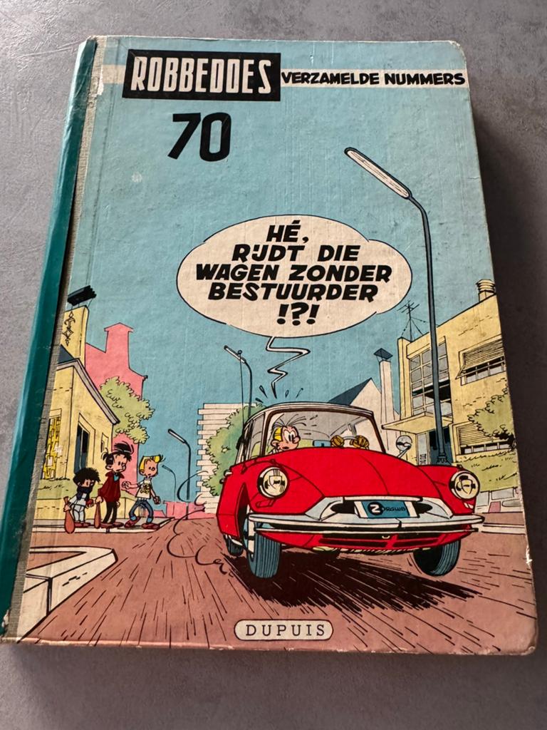 Robbedoes Vintage album 70 Dupuis (1959), Eén stripboek, Ophalen of Verzenden, Gelezen