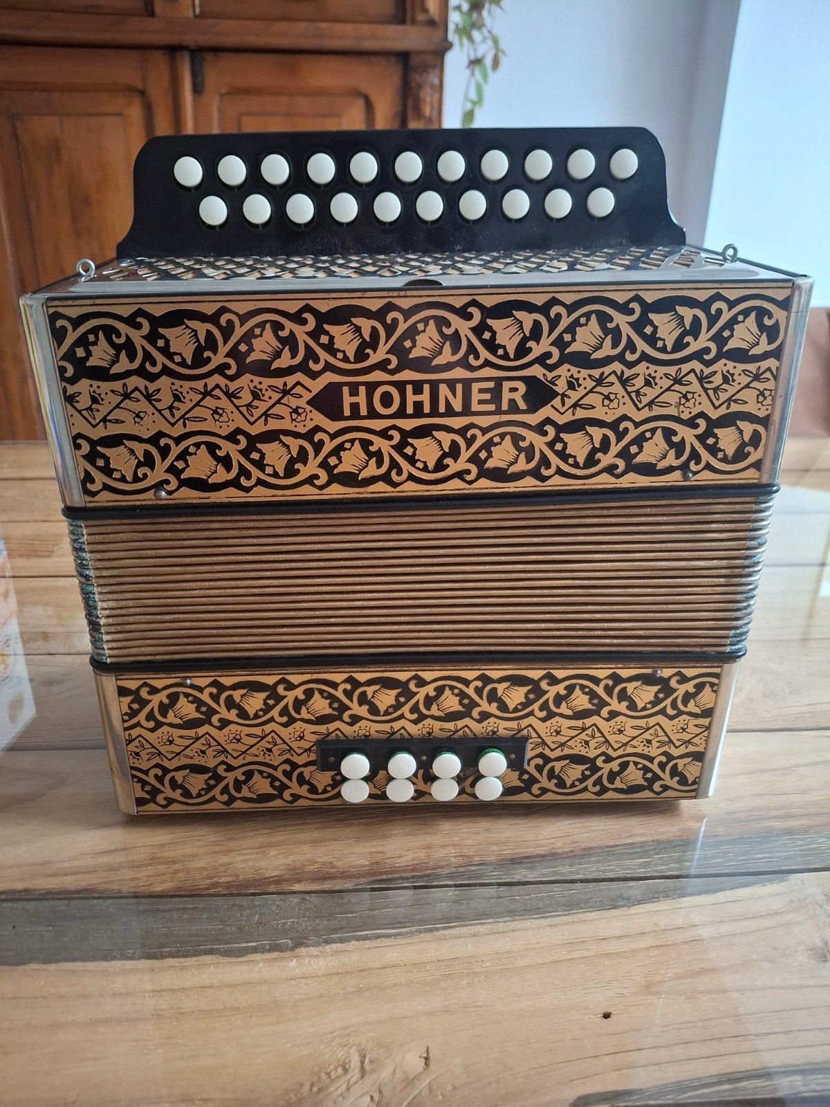 Mooie werkende vintage Hohner Accordeon, Muziek en Instrumenten, Ophalen, Hohner