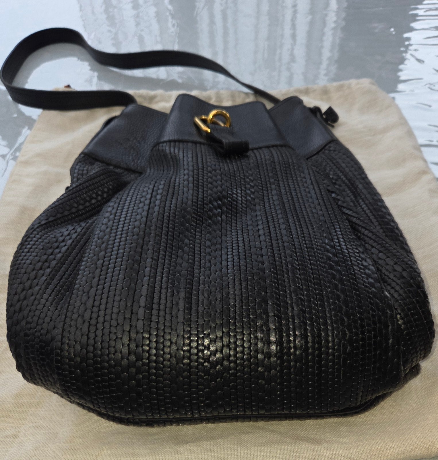 Sac à main Delvaux, Enlèvement ou Envoi, Noir, Sac à main