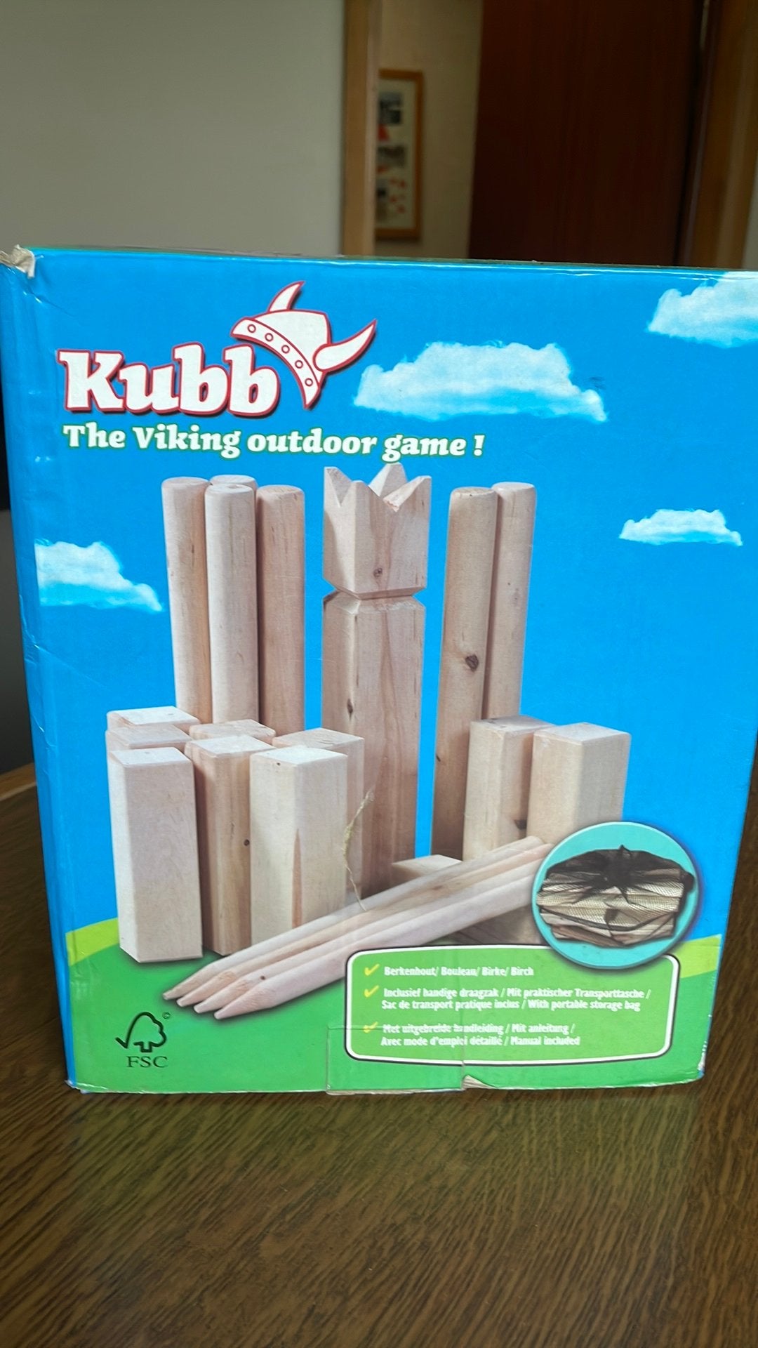Kubb spel, Ophalen, Zo goed als nieuw