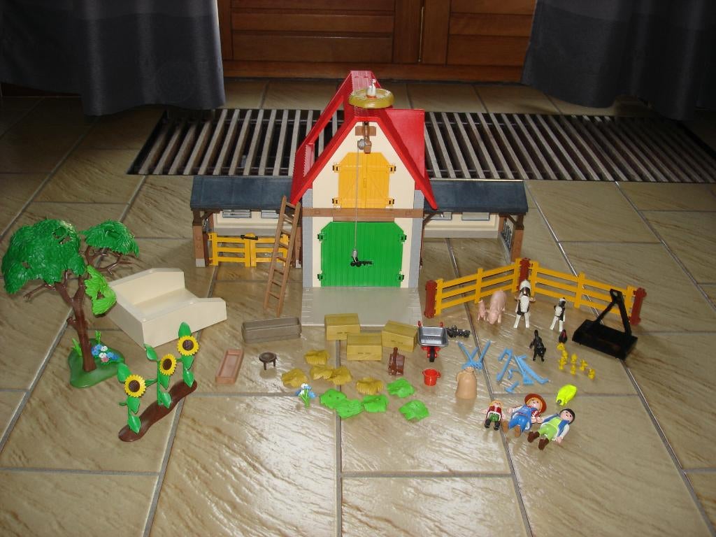 Grande ferme Playmobil, Enfants & Bébés, Enlèvement ou Envoi, Comme neuf, Ensemble complet
