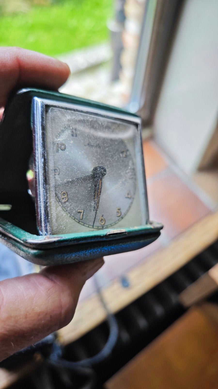 set van 2 antieke inklapbare horloges wekkers, Handtassen en Accessoires, Horloges | Antiek, Ophalen, Staal, Overige merken