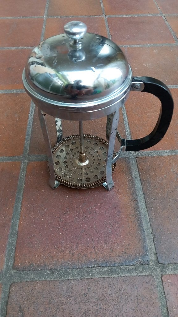 Melior Chambord French press, Ophalen of Verzenden, Gebruikt, Overige modellen, Gemalen koffie