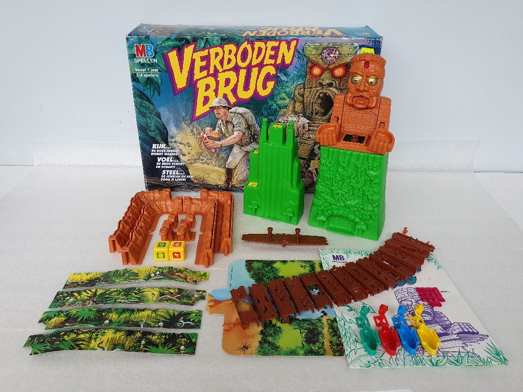 Gezelschapsspel: Verboden Brug (MB, Hasbro, 1994), Enlèvement ou Envoi, Utilisé, MB
