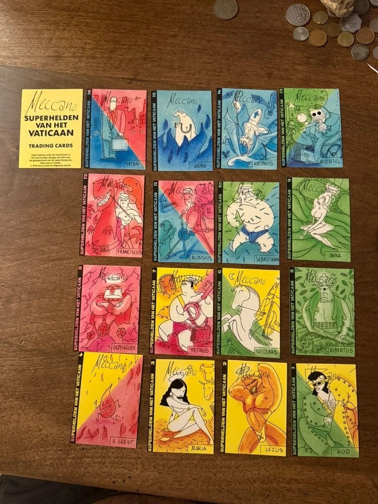 Set trading cards BD Meccano 1994 Hanco Kolk Arboris complet, Enlèvement ou Envoi, Comme neuf