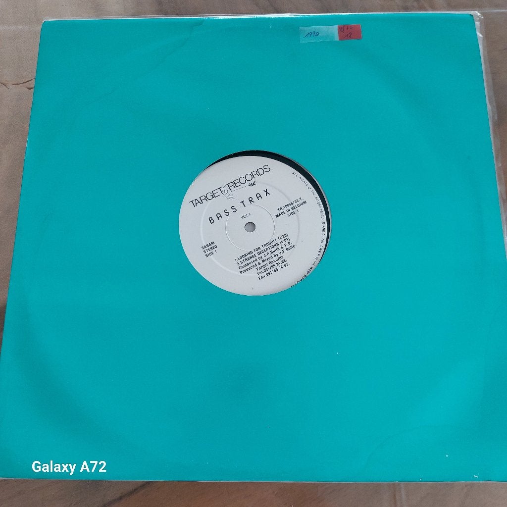 bass trax vol 1   12 inch maxi, Gebruikt, Ophalen of Verzenden, Techno, 12 inch