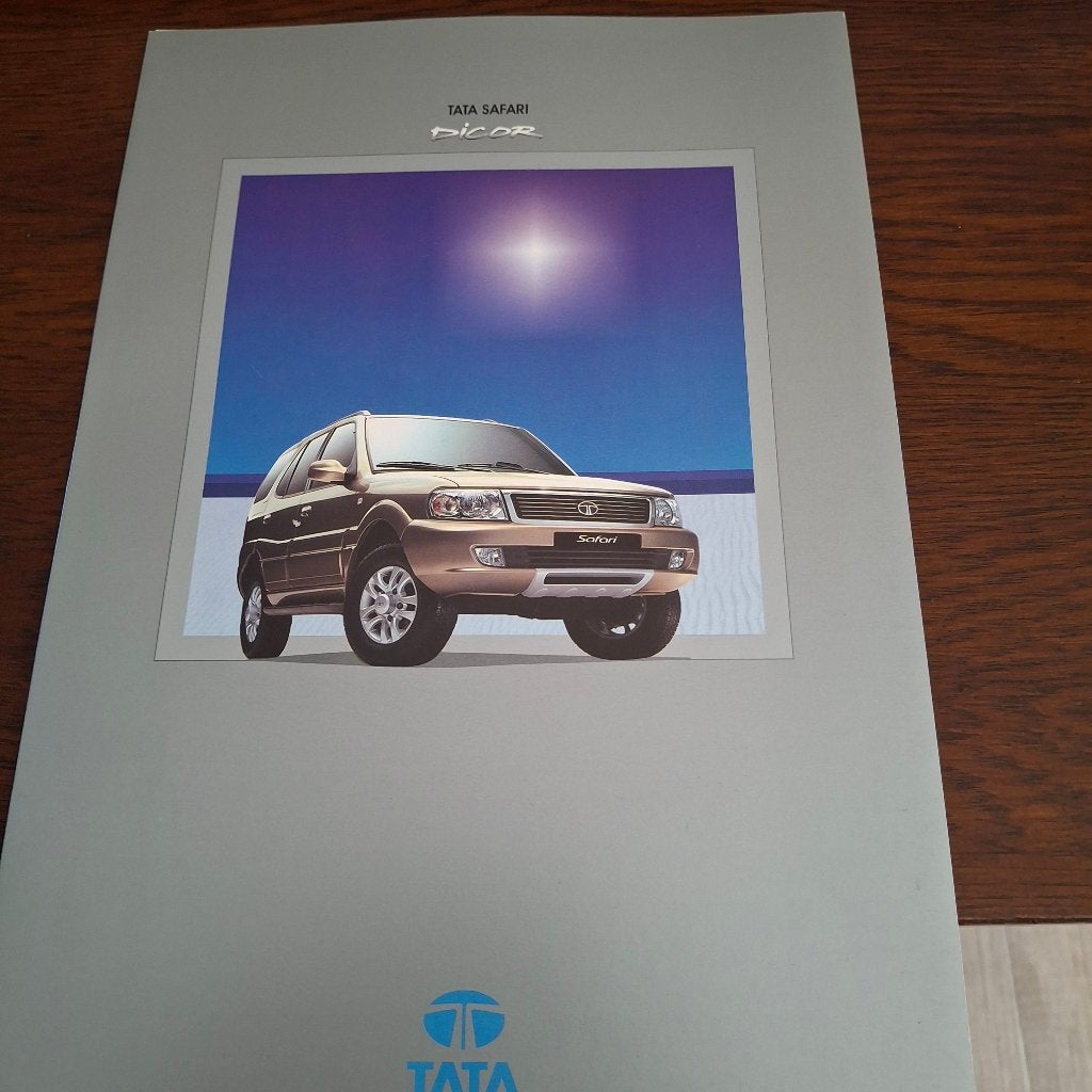 TATA  SAFARI  DICOR, Boeken, Auto's | Folders en Tijdschriften, Ophalen of Verzenden, Nieuw, Overige merken