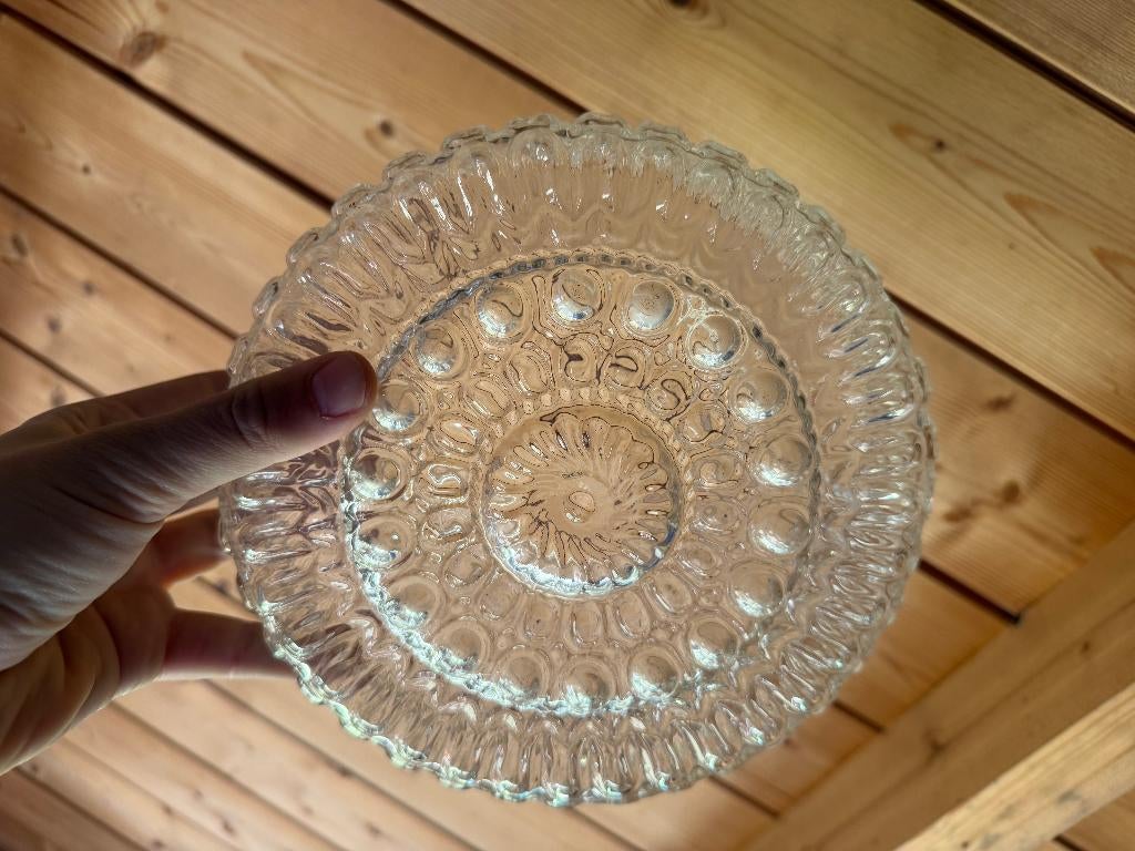 Plafonnier vintage, Enlèvement, Comme neuf, Verre