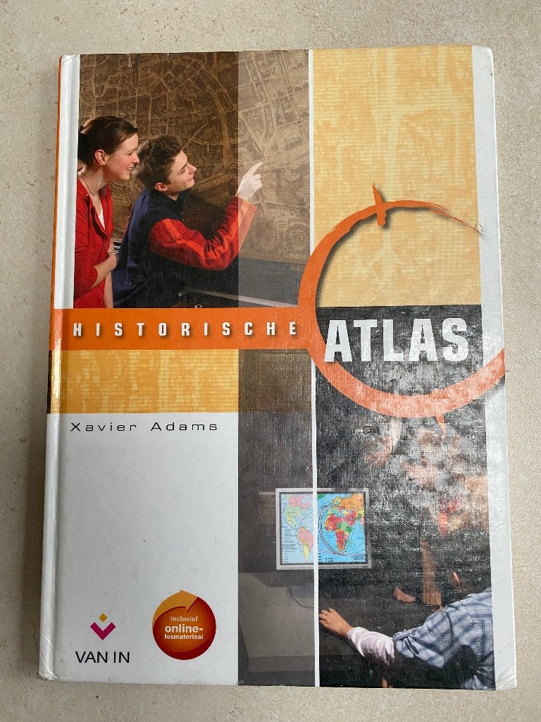 Historische atlas, Boeken, Schoolboeken, Ophalen of Verzenden, Zo goed als nieuw, ASO, Geschiedenis
