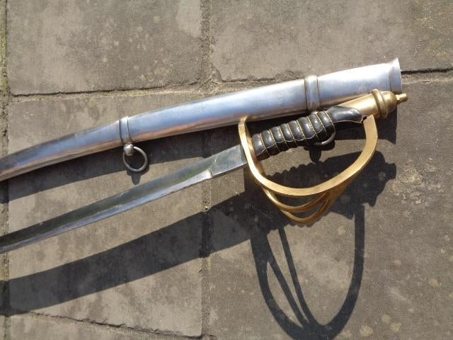 Repro Franse sabel met schede , lengte 110 cm., Verzamelen, Militaria | Algemeen, Landmacht, Zwaard of Sabel, Ophalen of Verzenden