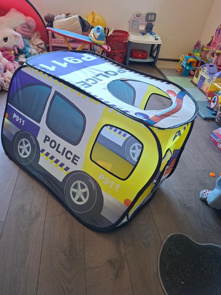 Tent politie, Enlèvement