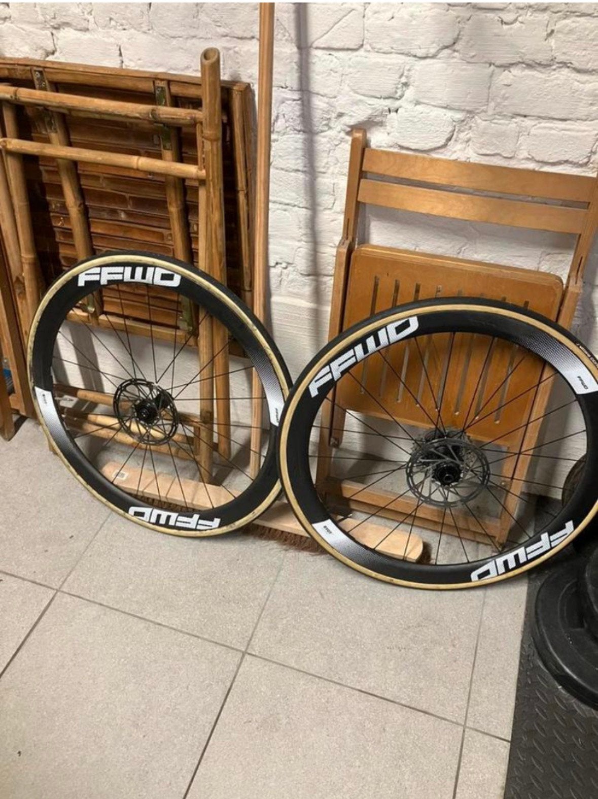 FFWD carbon wielen, Fietsen en Brommers, Ophalen, Zo goed als nieuw, Carbon