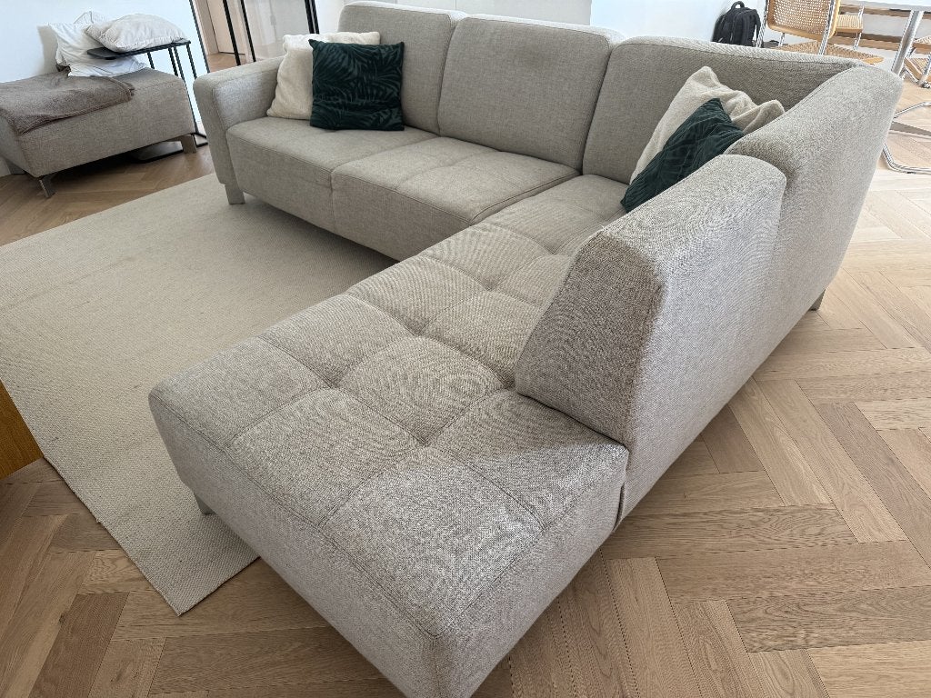 Hoeksalon - 2,5 zit met 1 zit longchaise, 75 à 100 cm, 250 à 300 cm, Banc d'angle, Quatre personnes ou plus