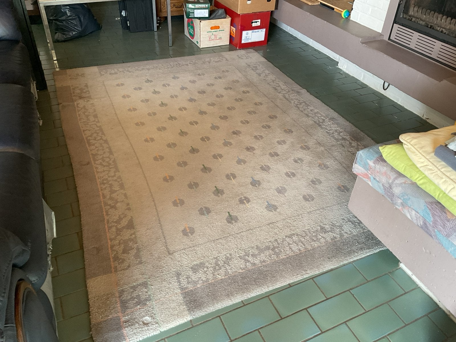 Mooi groot tapijt, Huis en Inrichting, Ophalen, Gebruikt, Tapijt