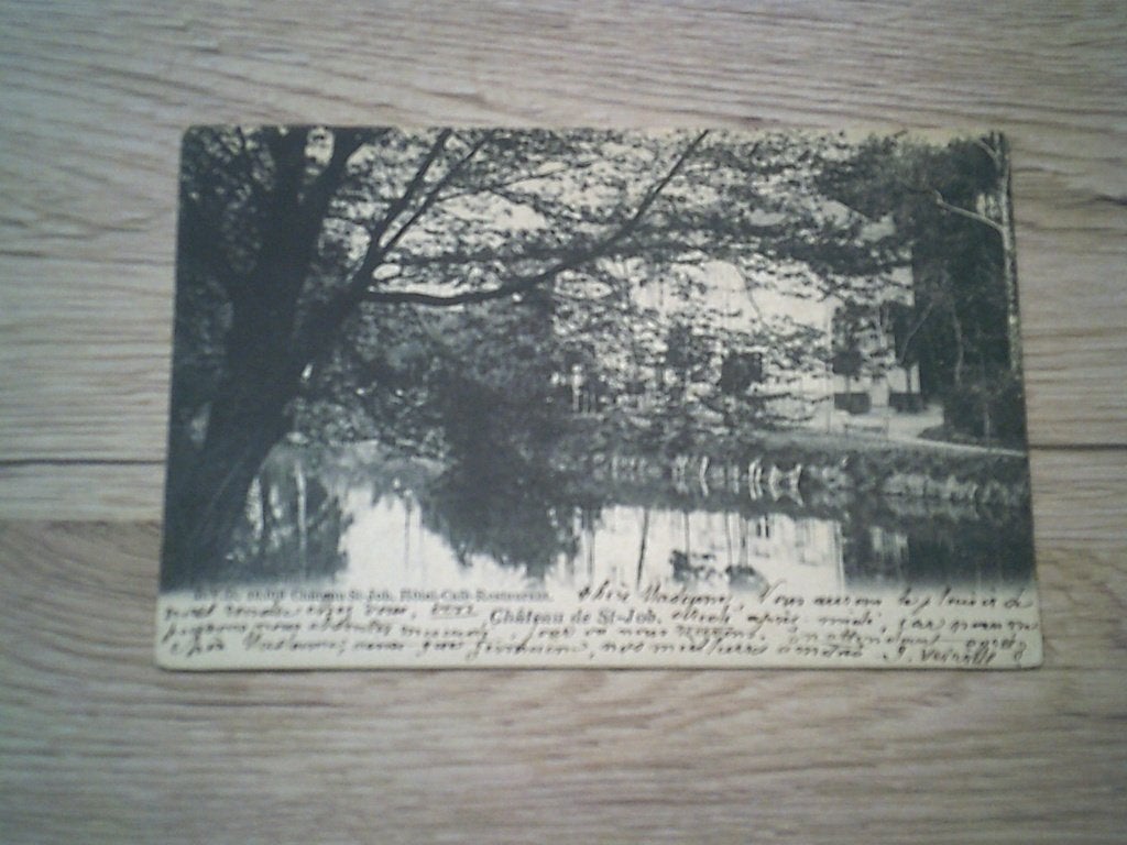 UKKEL - UCCLE: Le Château St. Job - Hôtel-Café-Restaurant, Enlèvement ou Envoi, Avant 1920, Affranchie, Bruxelles (Capitale)