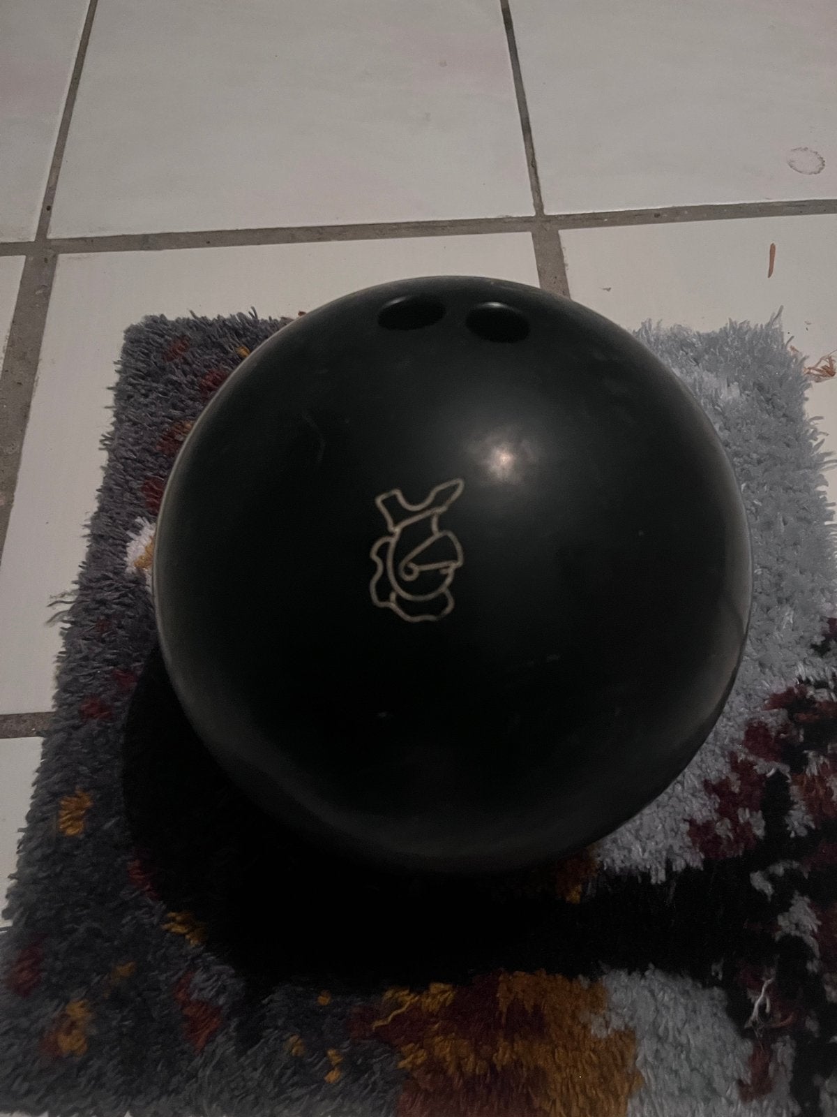 Black night bowlingbal, Sports & Fitness, Enlèvement, Utilisé, Boule