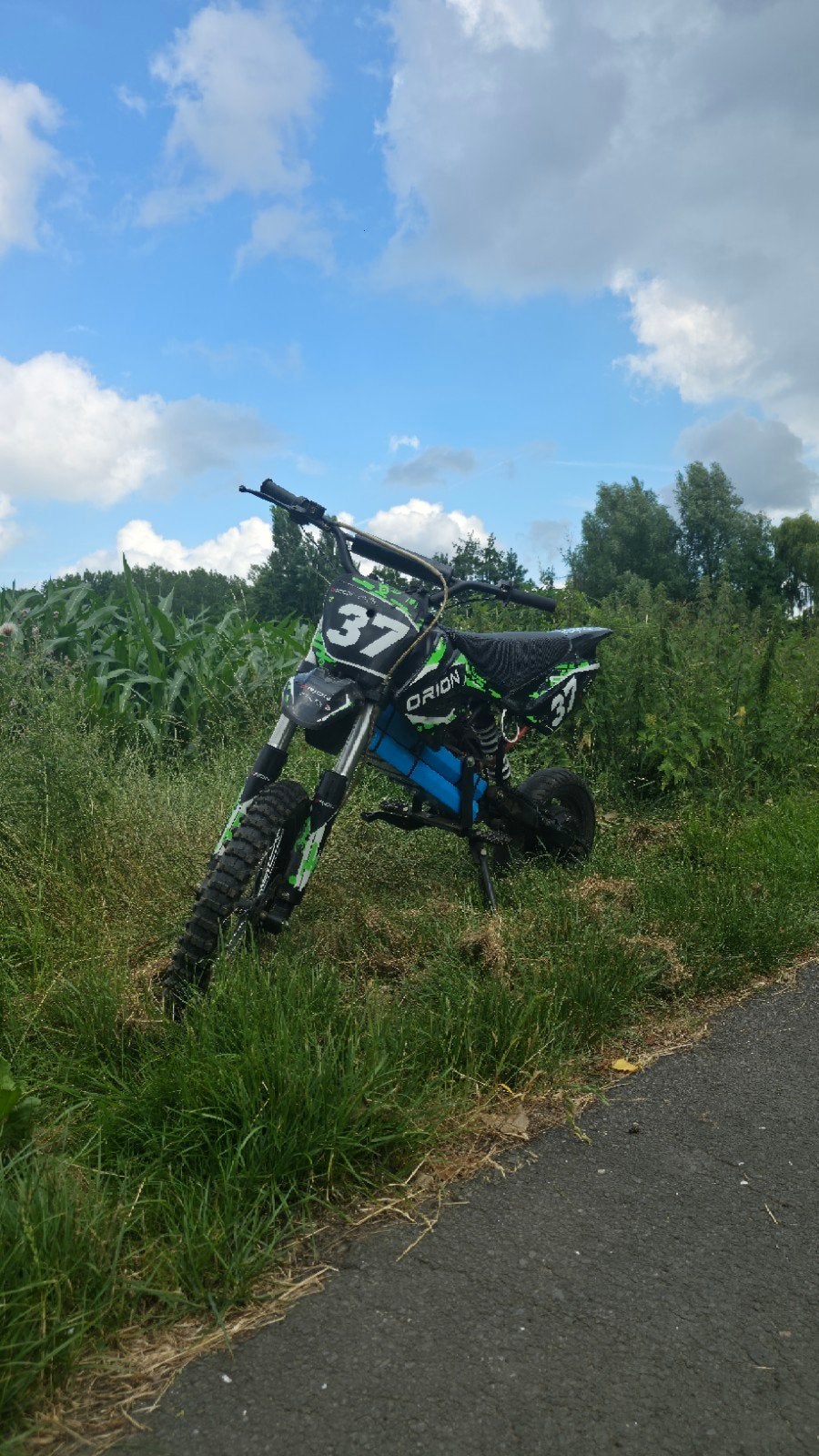 Elektrische Crossmotor, Fietsen en Brommers, Ophalen, Zo goed als nieuw