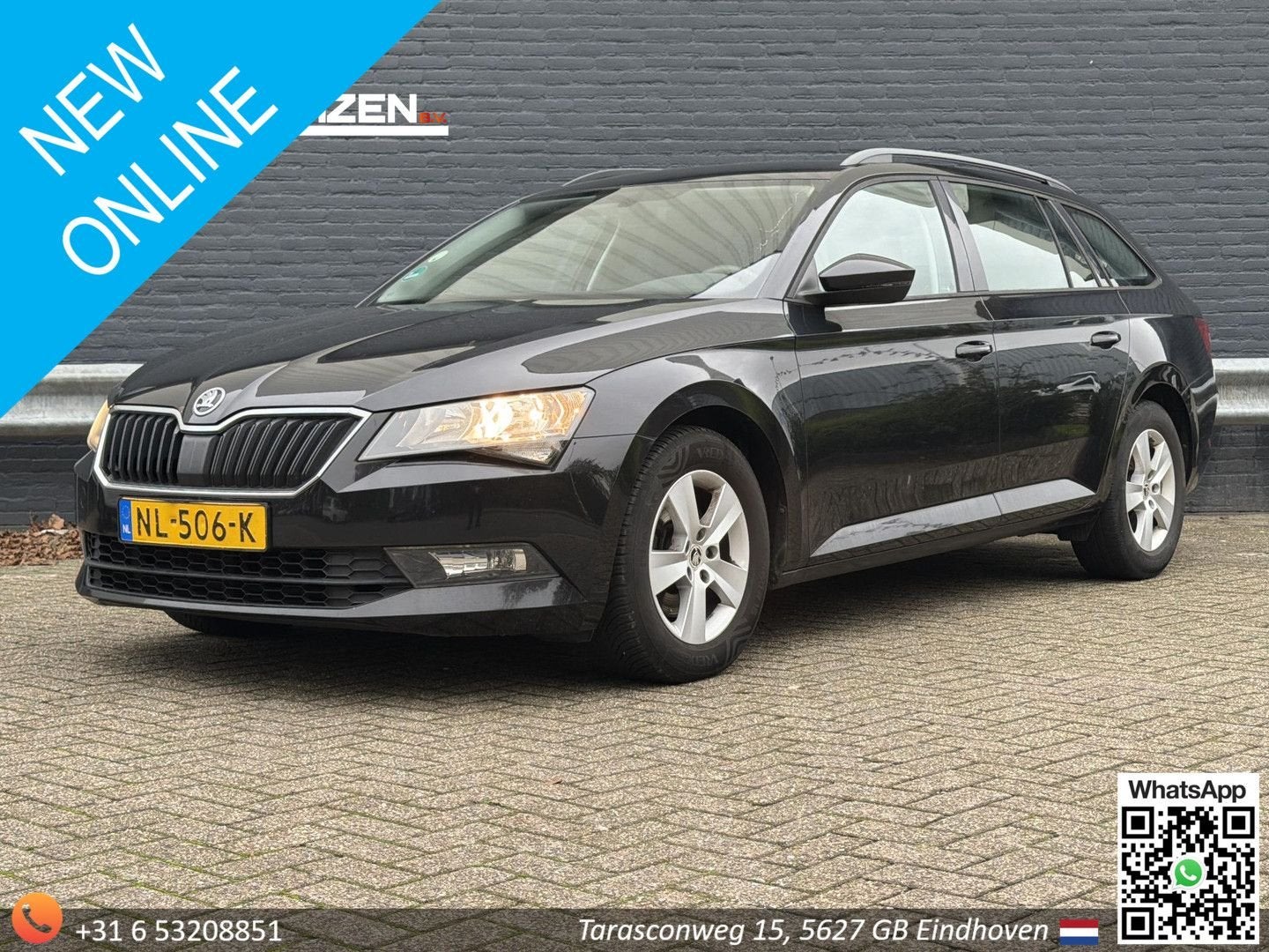 Skoda Superb Combi 1.6 TDI Active Business, Autos, Achat, Entreprise, Boîte manuelle, Noir