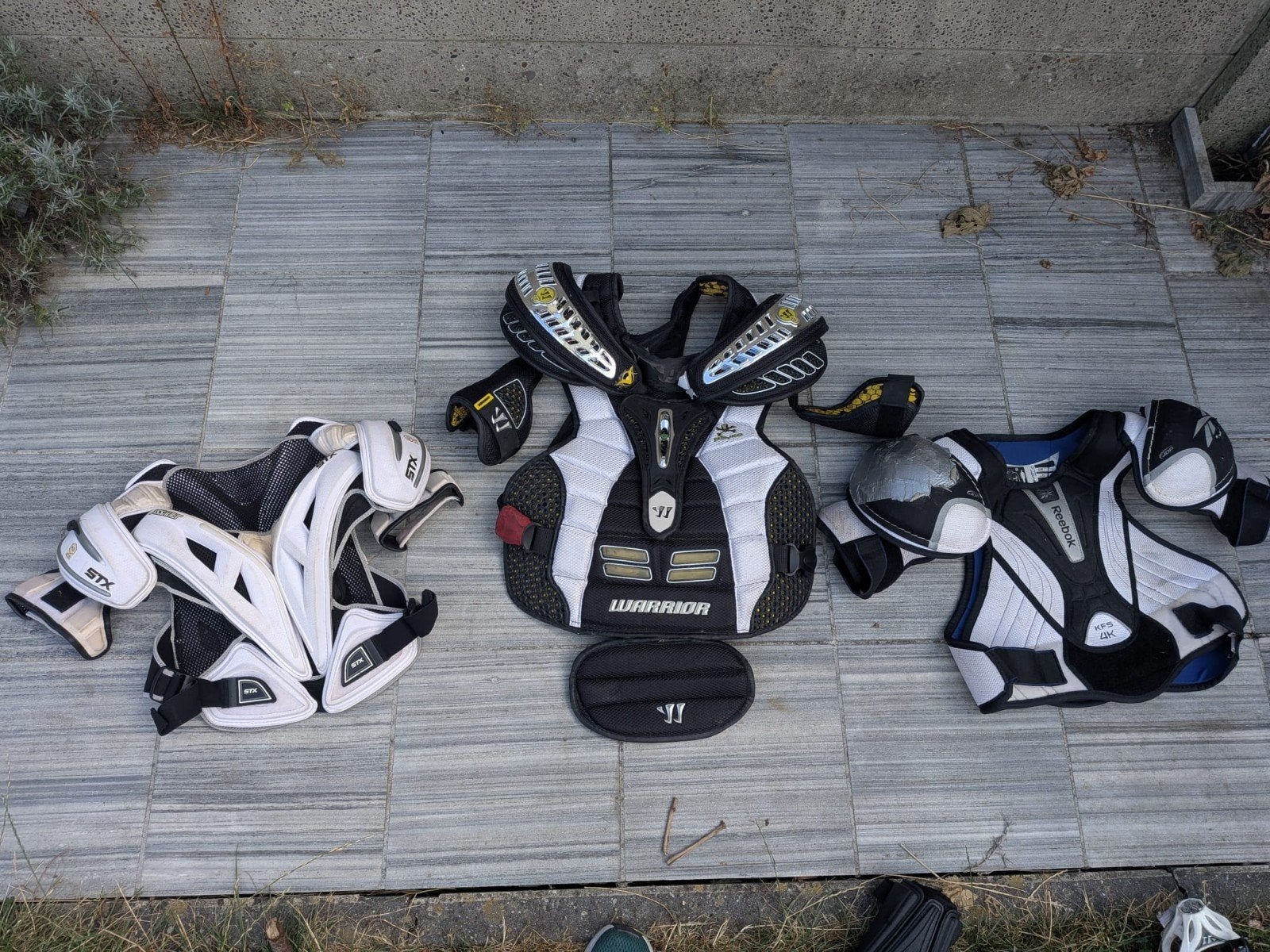 shoulderpads/ chestpads, Sport en Fitness, Overige Sport en Fitness, Ophalen of Verzenden, Zo goed als nieuw
