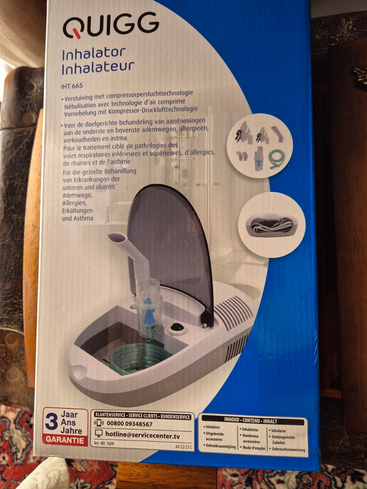 Quigg Inhalator  ( wit ), Divers, Matériel Infirmier, Enlèvement