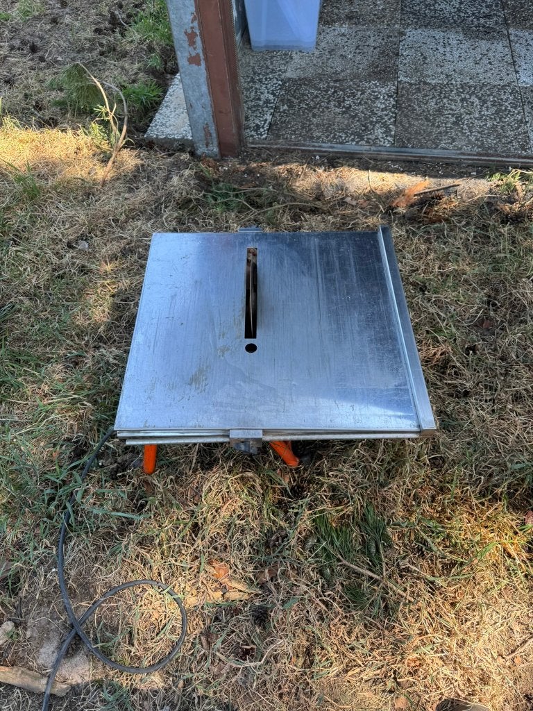 Tegelzaag, Doe-het-zelf en Bouw, Gereedschap | Zaagmachines, Ophalen, Gebruikt, Overige typen