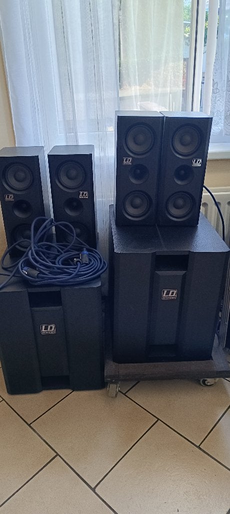 LD SYSTEMS DAVE 8 XS 2 sets, Zo goed als nieuw, AUX-ingang, Ophalen, Overige merken