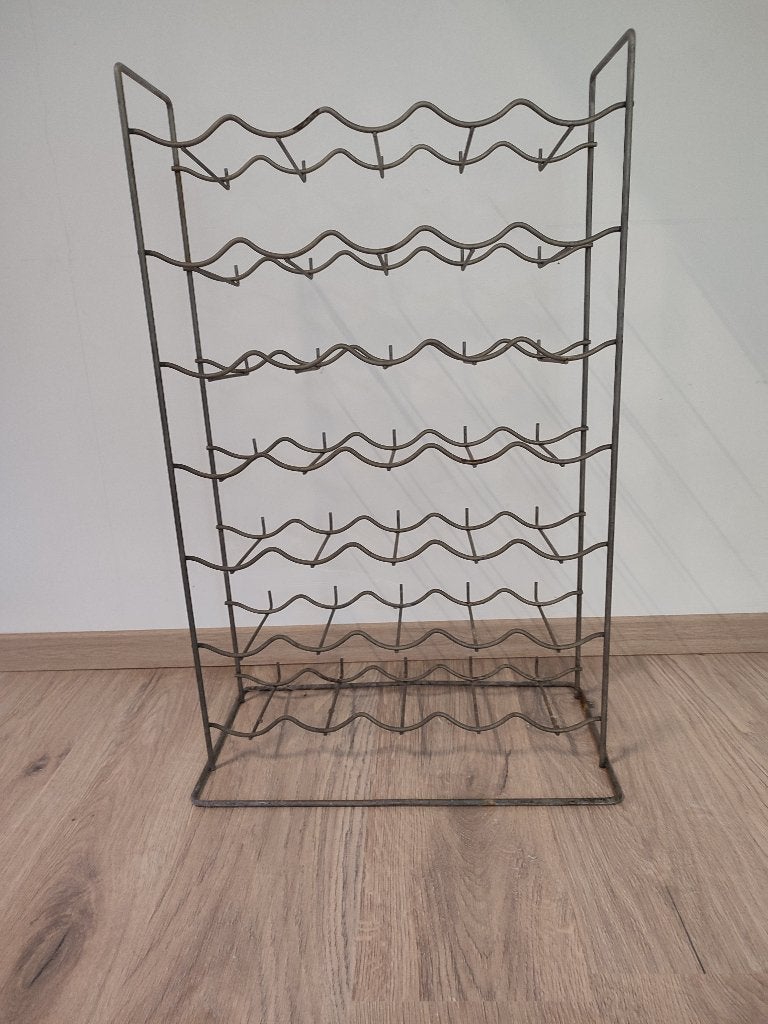 wijnrek, Huis en Inrichting, Ophalen, Gebruikt, 25 flessen of meer, Metaal
