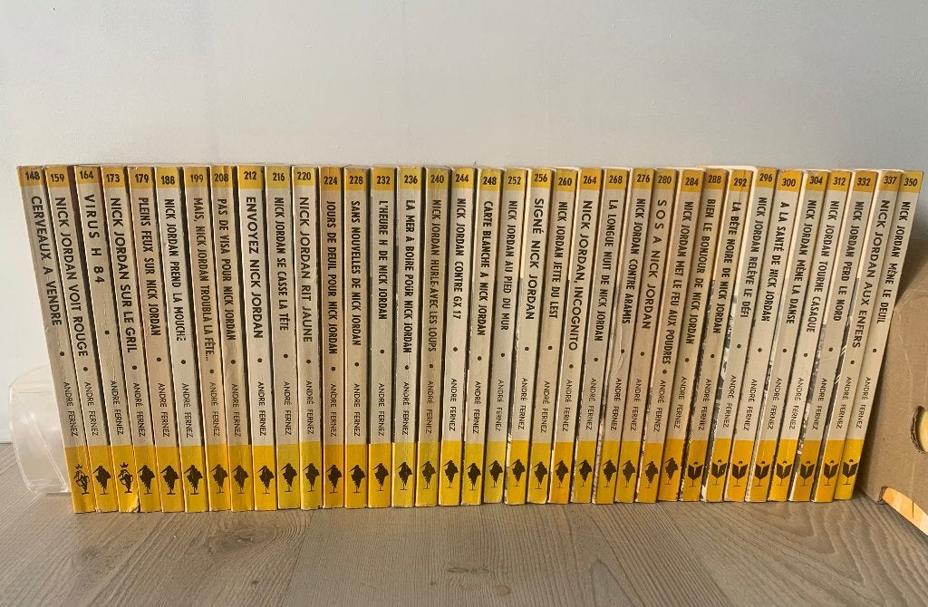 Lot de 35 livres Marabout junior, André Fernez 1959-1966, Enlèvement ou Envoi, Utilisé