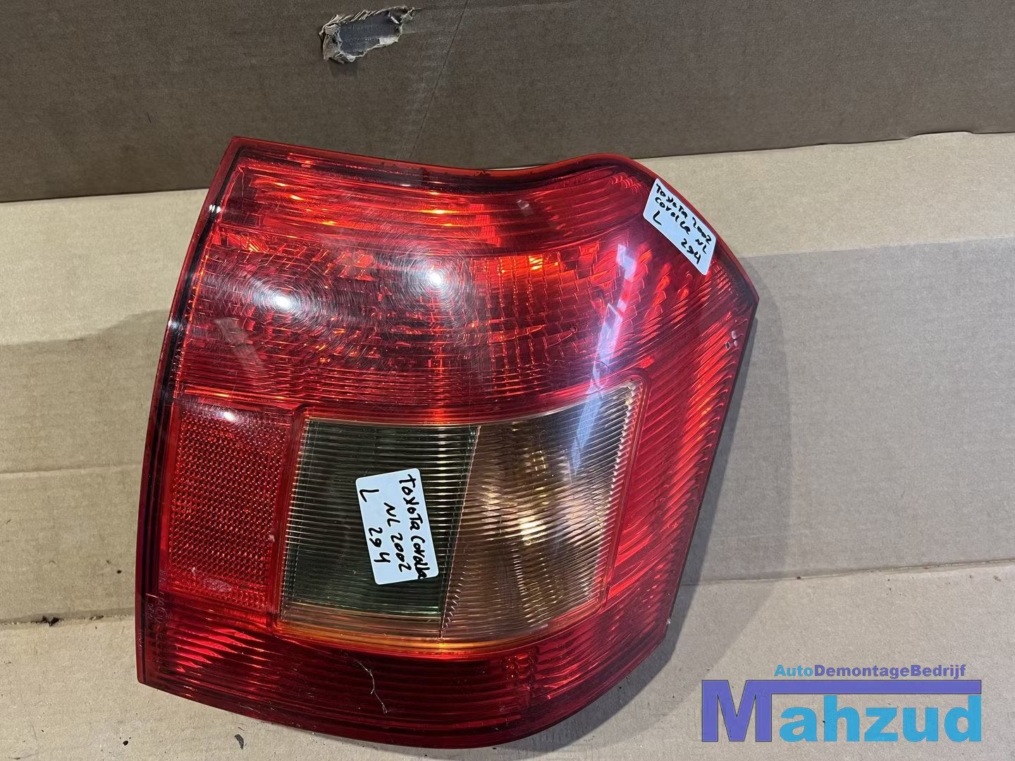 TOYOTA COROLLA E12 achterlicht links backlight left 02-07, Info@toyota.co.jp, Toyota Motor Corporation, Toyota-Cho 1
471-8571  Toyota City