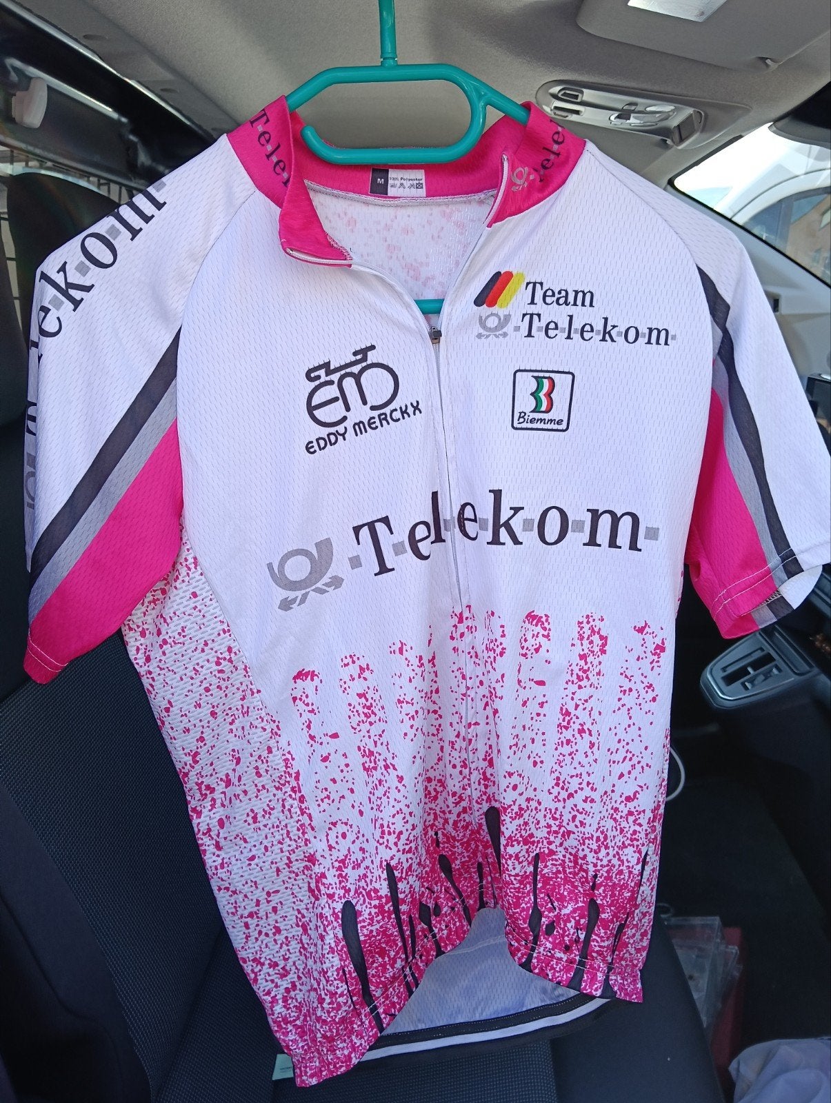 Maillot de vélo rétro Deutsche Telekom, Enlèvement ou Envoi, Comme neuf, M